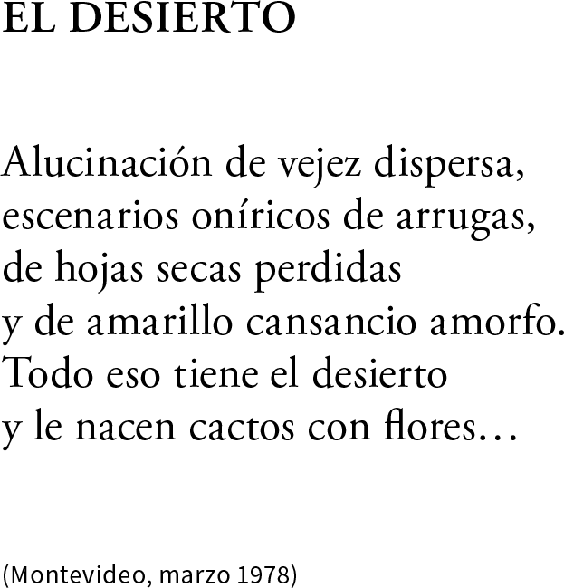 El desierto