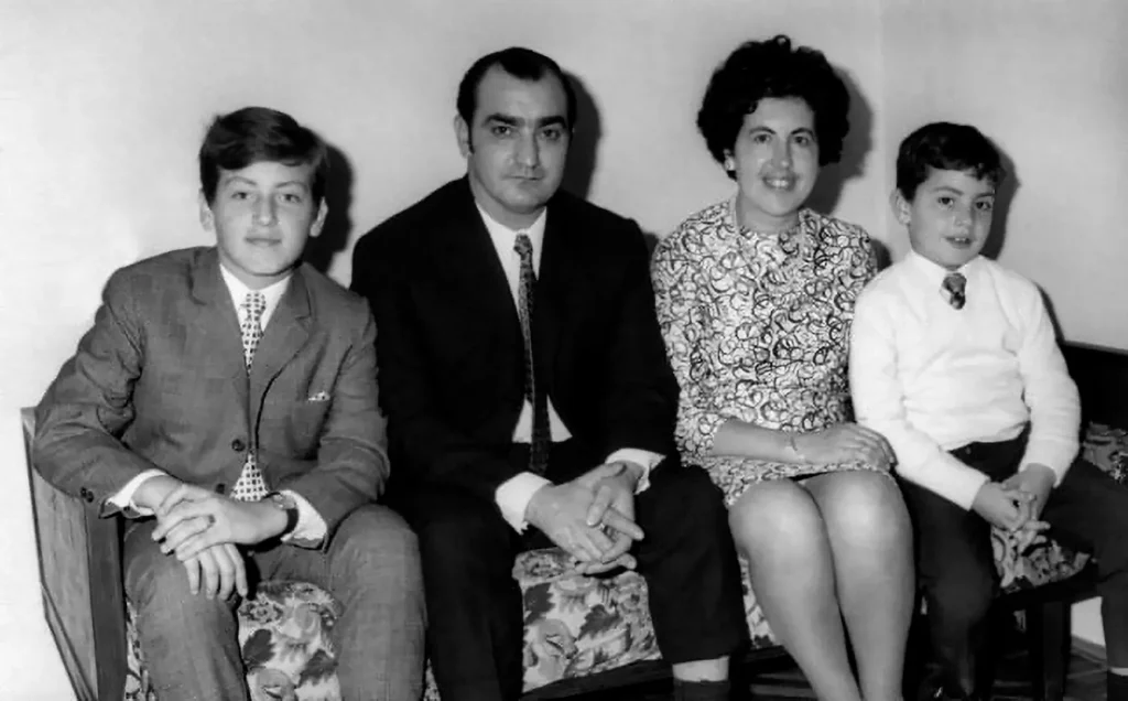 Familia Rosales en Montevideo, 1968